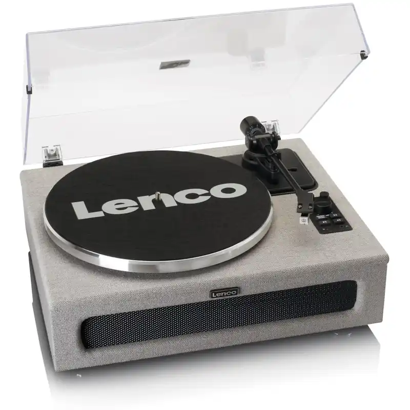 Lenco LS-440GY Record Player with 4 Built-In Speakers Handla nu